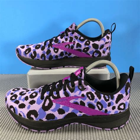 brooks cheetah print sneakers.